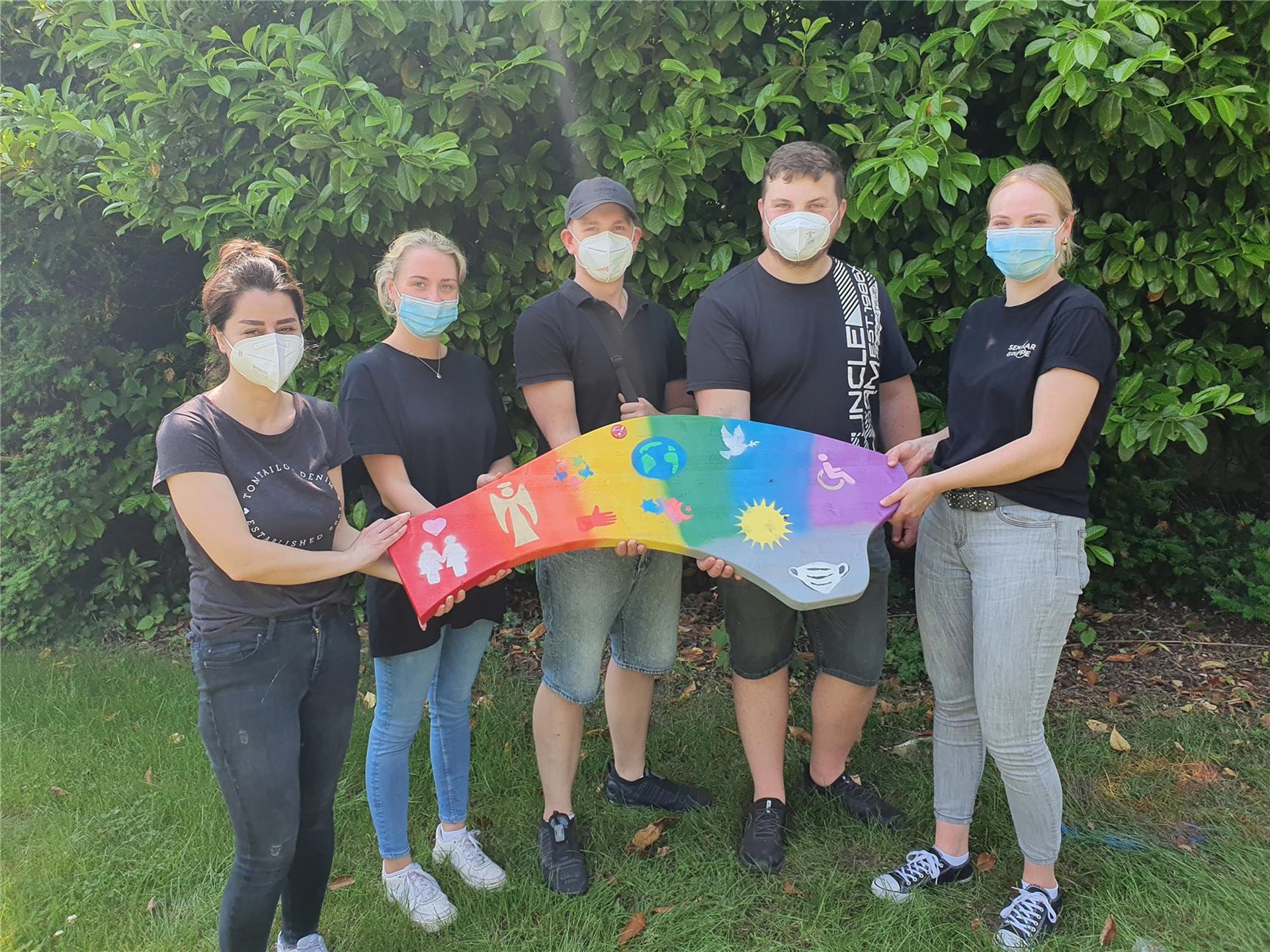 Kretivaktion zum Freiwilligendienstjubiläum